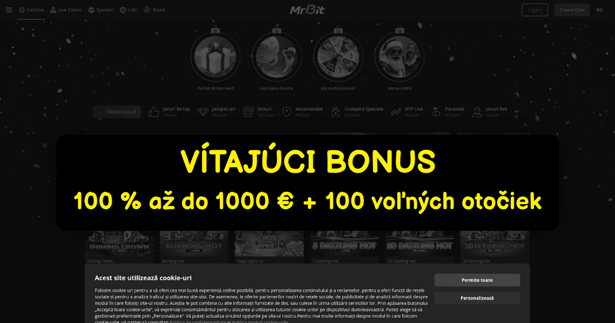 Mr Bit Casino - Exkluzívne Online Automaty | Slovensko